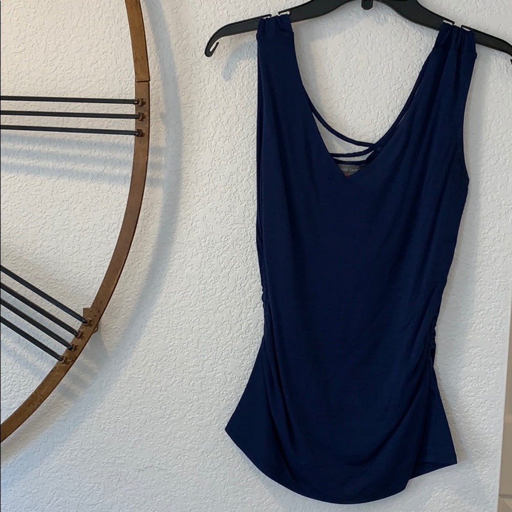Vince Camuto Navy Blouse